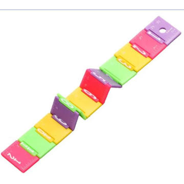 Plastic folding funny ruler